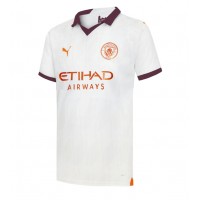 Camisa de Futebol Manchester City Equipamento Secundário 2023-24 Manga Curta